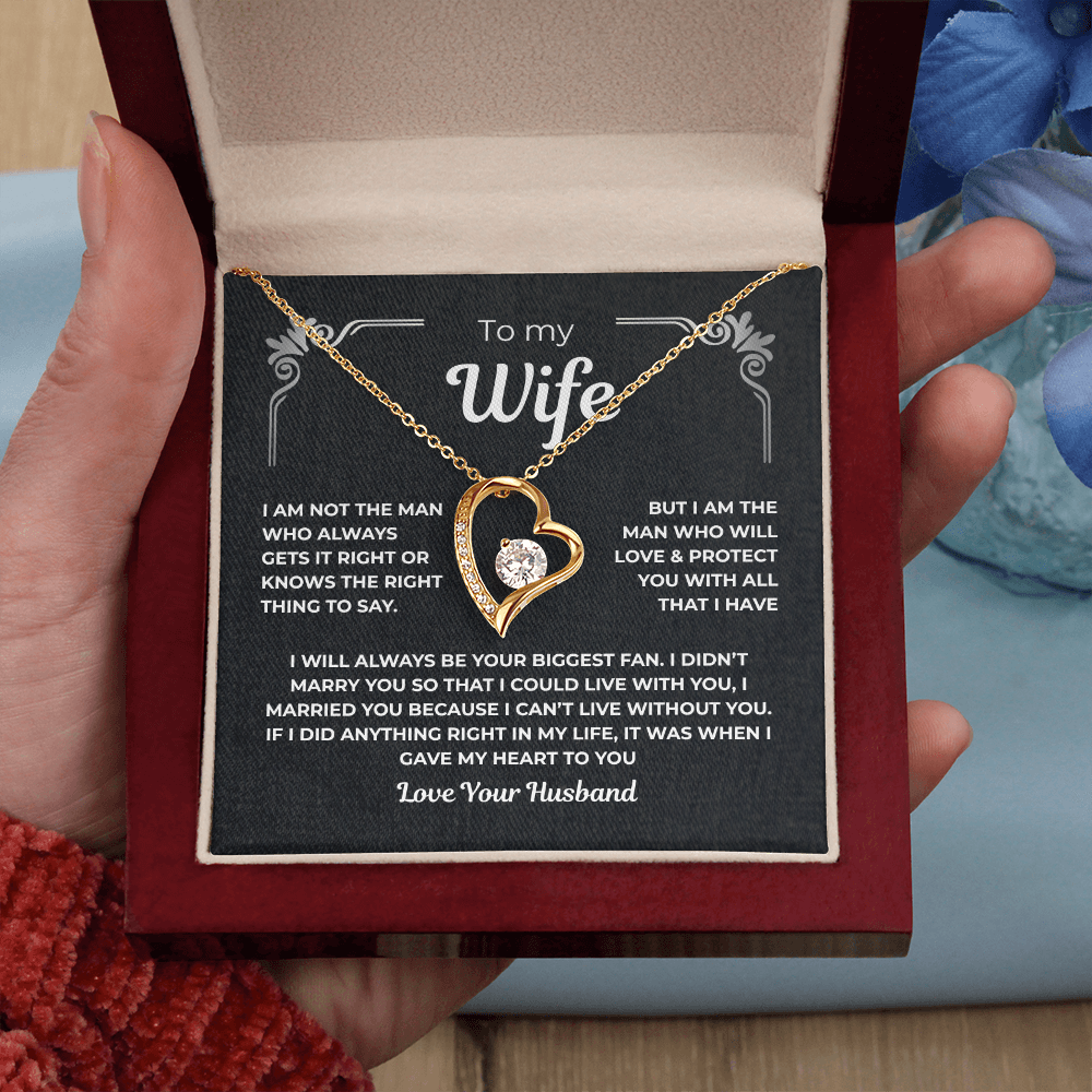 To My Wife - Forever Love Necklace