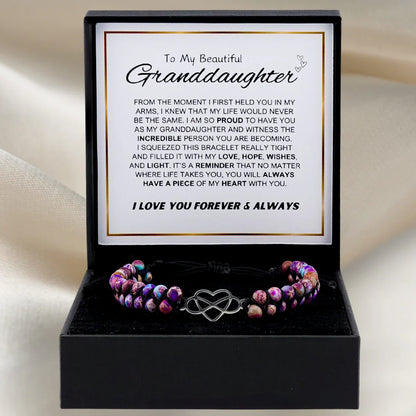 To My Granddaughter Bracelet – Gift from Grandma