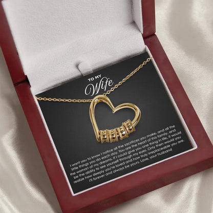 To My Wife – Heart of Our Family – Gift From Husband