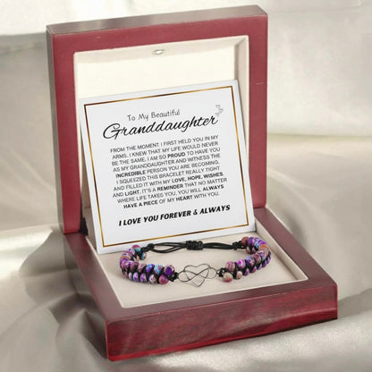 To My Granddaughter Bracelet – Gift from Grandma