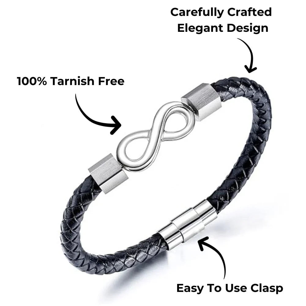 To My Man - Infinity Love Bracelet