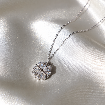 Daughter’s Lucky Clover Necklace & Forever Rose Keepsake Gift Set