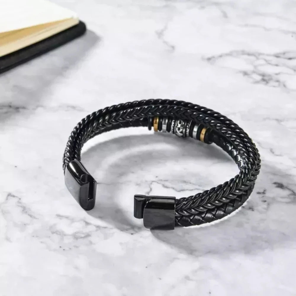 To My Son – ‘Love You Forever’ Personalised Name Bracelet