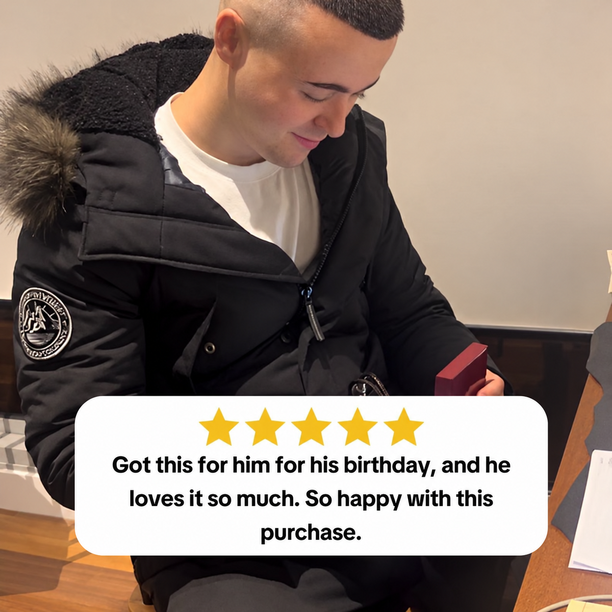 To My Son – ‘Love You Forever’ Personalised Name Bracelet