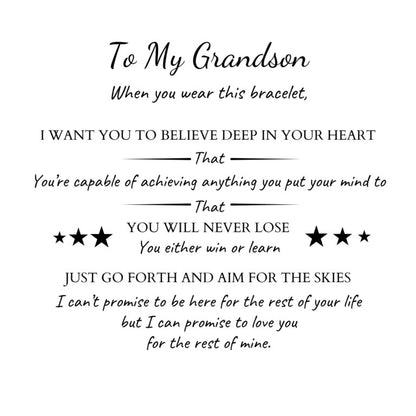 To My Grandson – Forever Together Bracelet