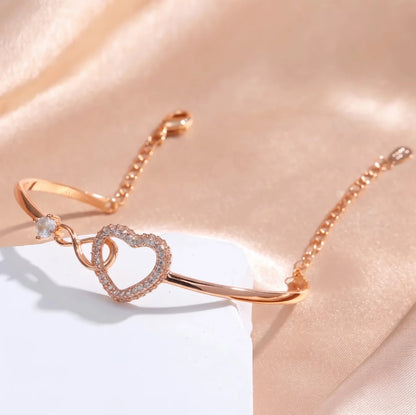 To My Daughter Infinity Heart Bracelet Linked Forever From Mum