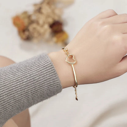 To My Daughter Infinity Heart Bracelet Linked Forever From Mum