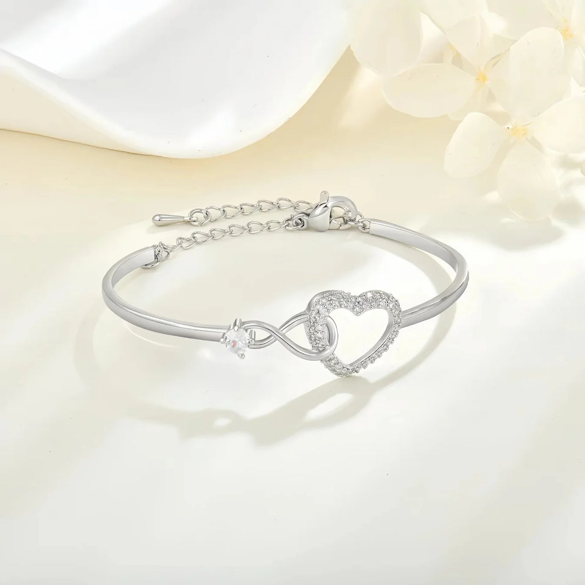 To My Daughter Infinity Heart Bracelet Linked Forever From Mum