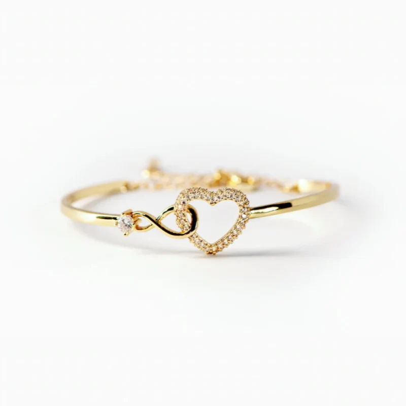 To My Daughter Infinity Heart Bracelet Linked Forever From Mum