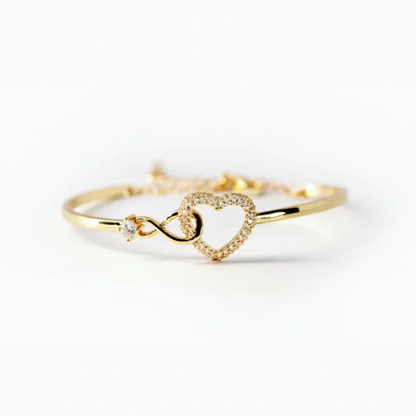 To My Daughter Infinity Heart Bracelet Linked Forever From Mum