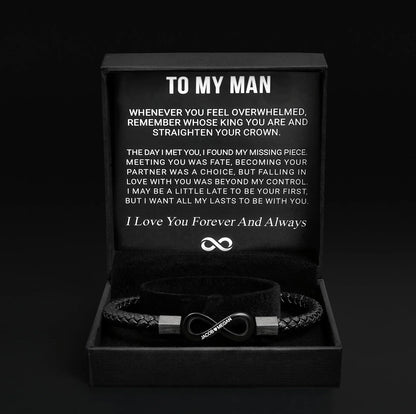 To My Man - Infinity Love Bracelet