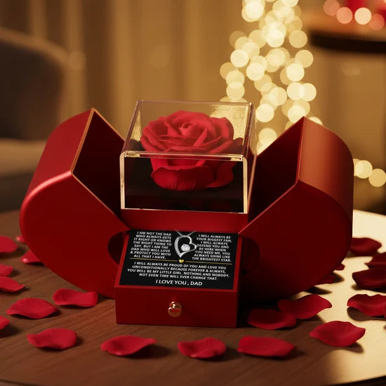 To Daughter - Love Dad - [Forever Rose Box]