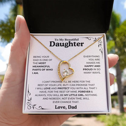 To My Daughter – Forever & Always Necklace