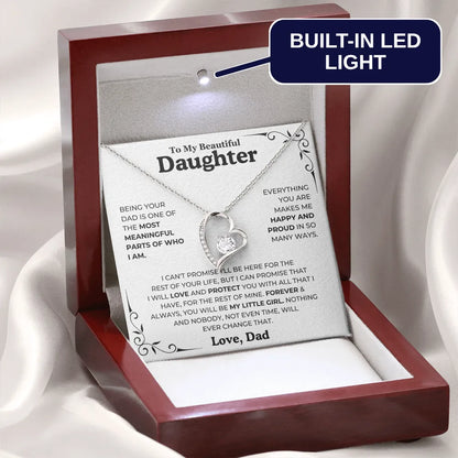 To My Daughter – Forever & Always Necklace