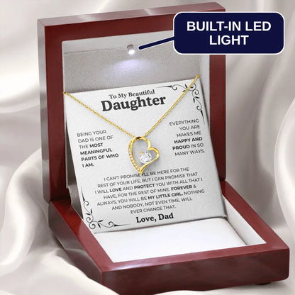 To My Daughter – Forever & Always Necklace