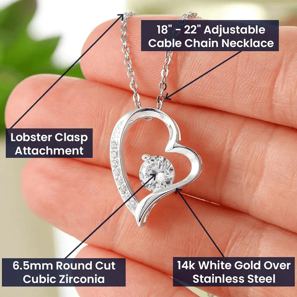 To My Daughter – Forever & Always Necklace