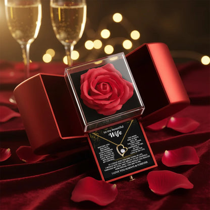 To My Beautiful Wife - I Love You Forever - [Forever Rose Box]