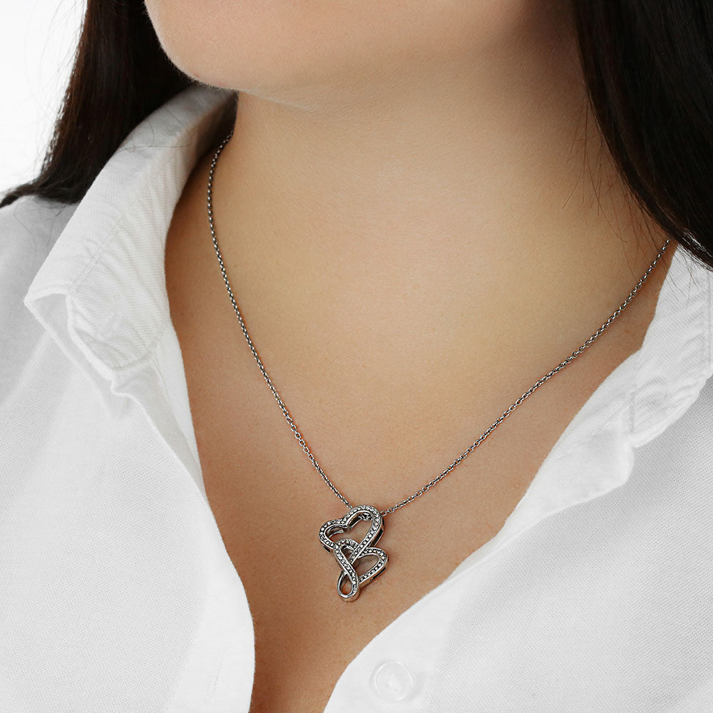 To My Future Wife – Heart-to-Heart Pendant Necklace