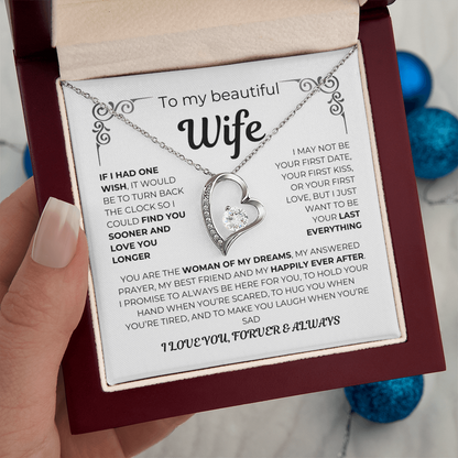 Forever Love Necklace - Gift for My Wife