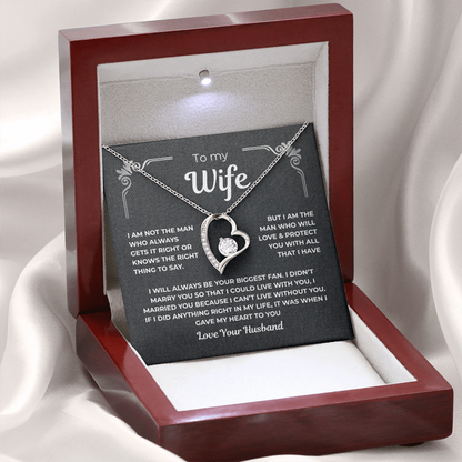 To My Wife - Forever Love Necklace