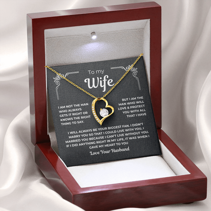 To My Wife - Forever Love Necklace