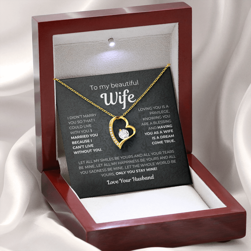 To My Wife – Only You Stay Mine - Gift from Husband