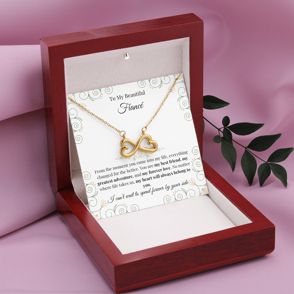 To My Beautiful Fiancé – Endless Love Necklace