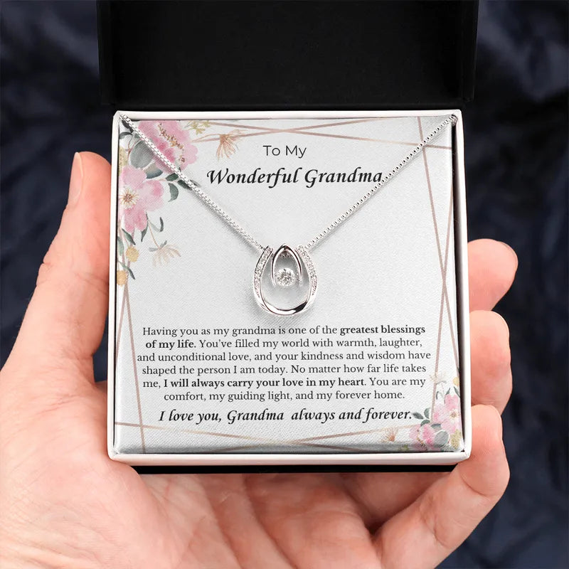 To My Grandma" - Eternal Love Necklace