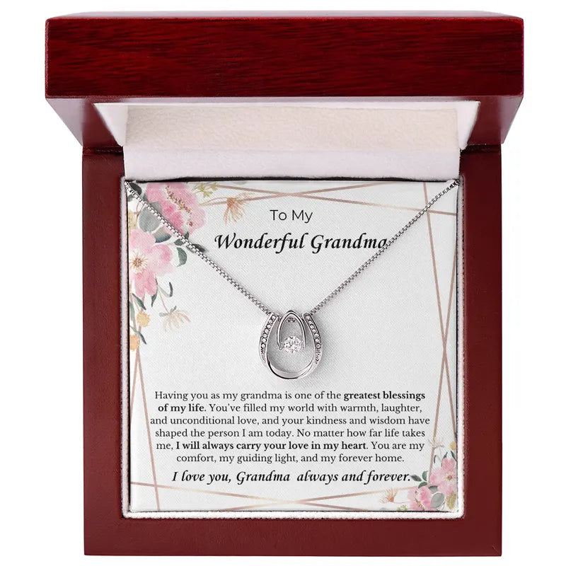 To My Grandma" - Eternal Love Necklace