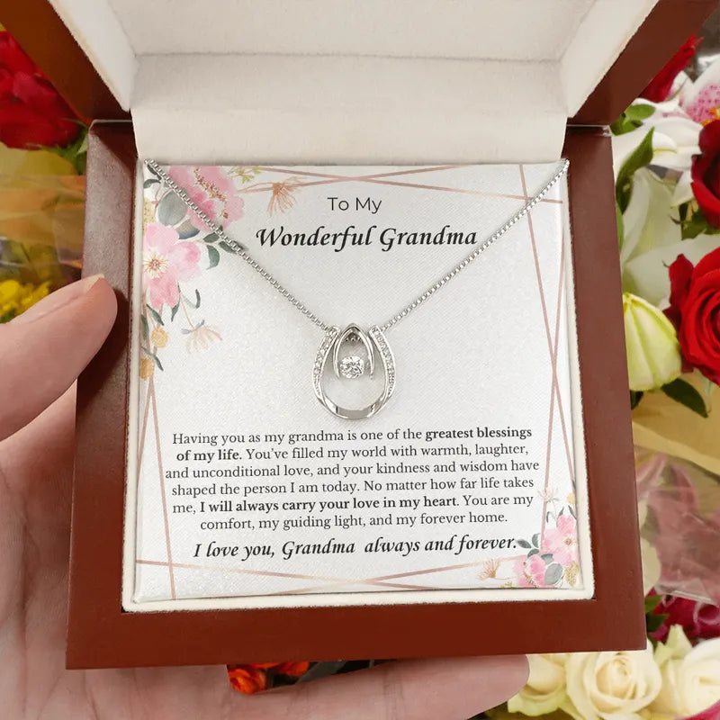 To My Grandma" - Eternal Love Necklace