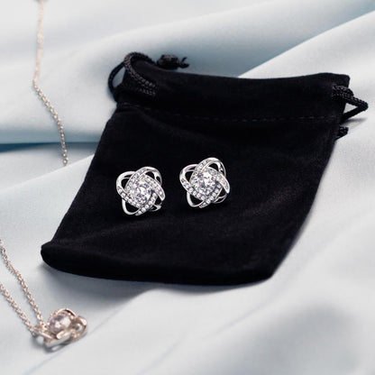 To My Mother – Love Knot Necklace & Earring Set