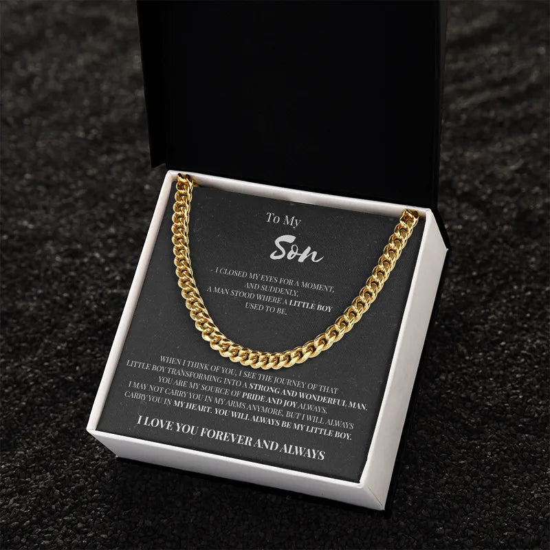 “Forever Connected” Necklace for Son