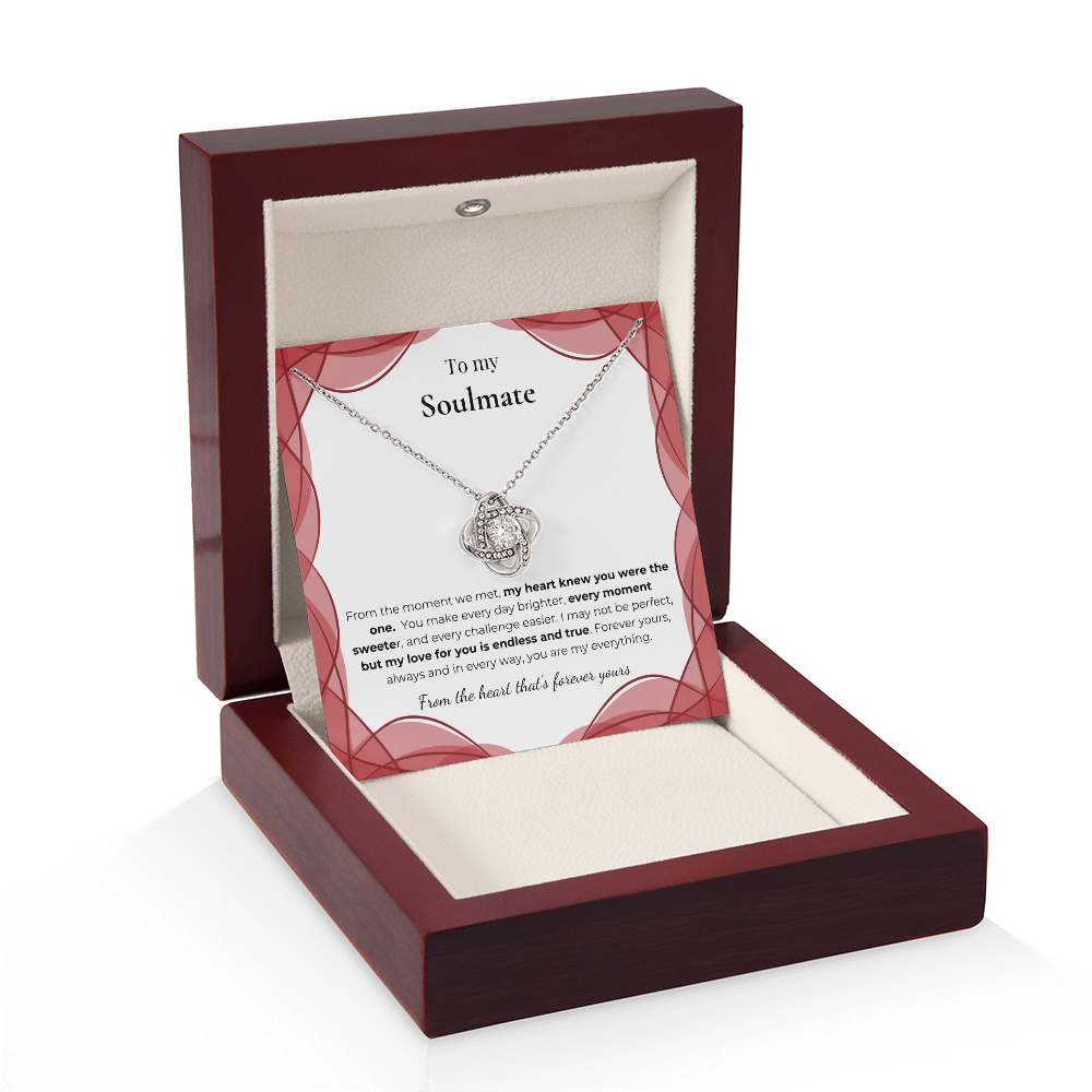 To My Soulmate – Romantic Necklace Gift