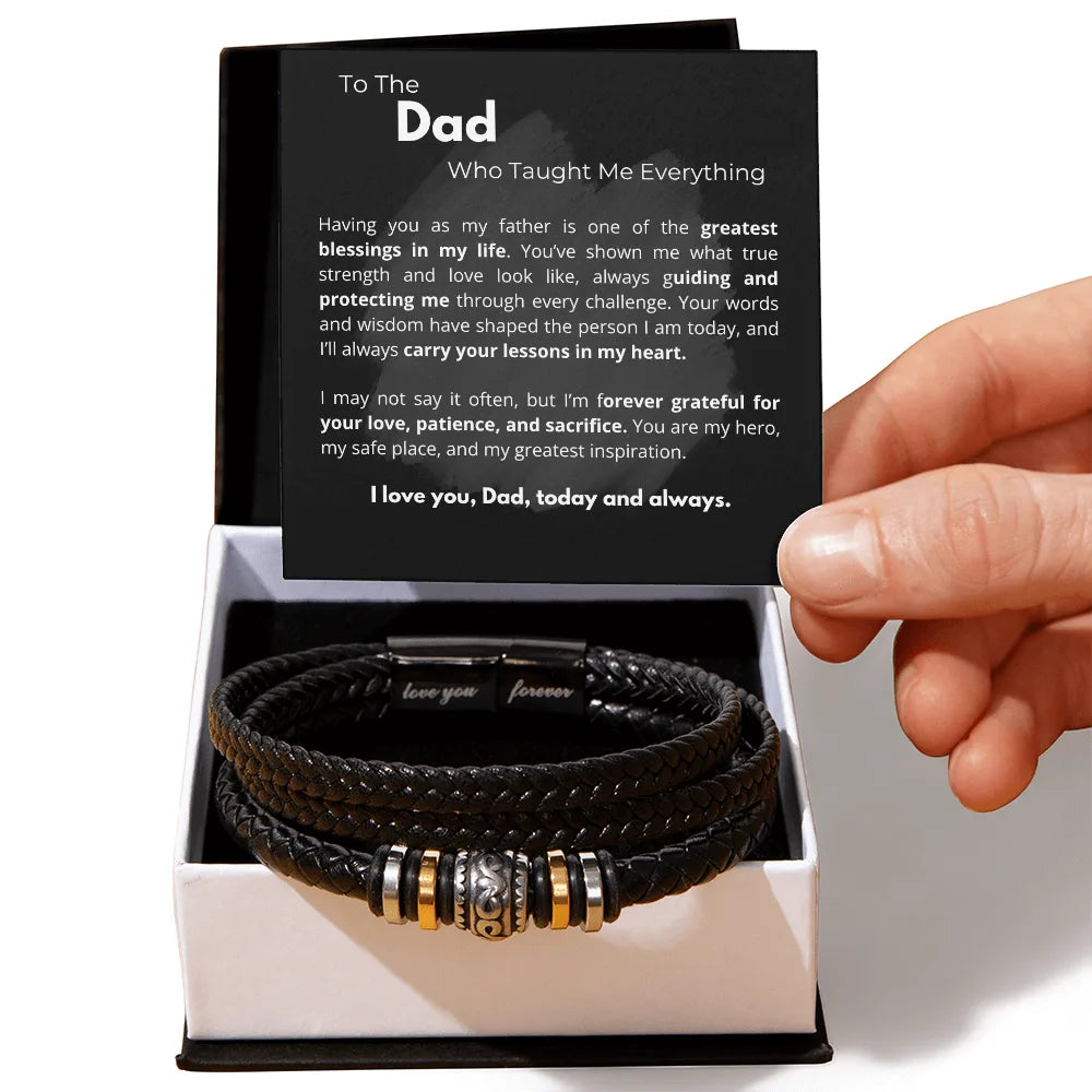 “To My Dad” Love You Forever Bracelet