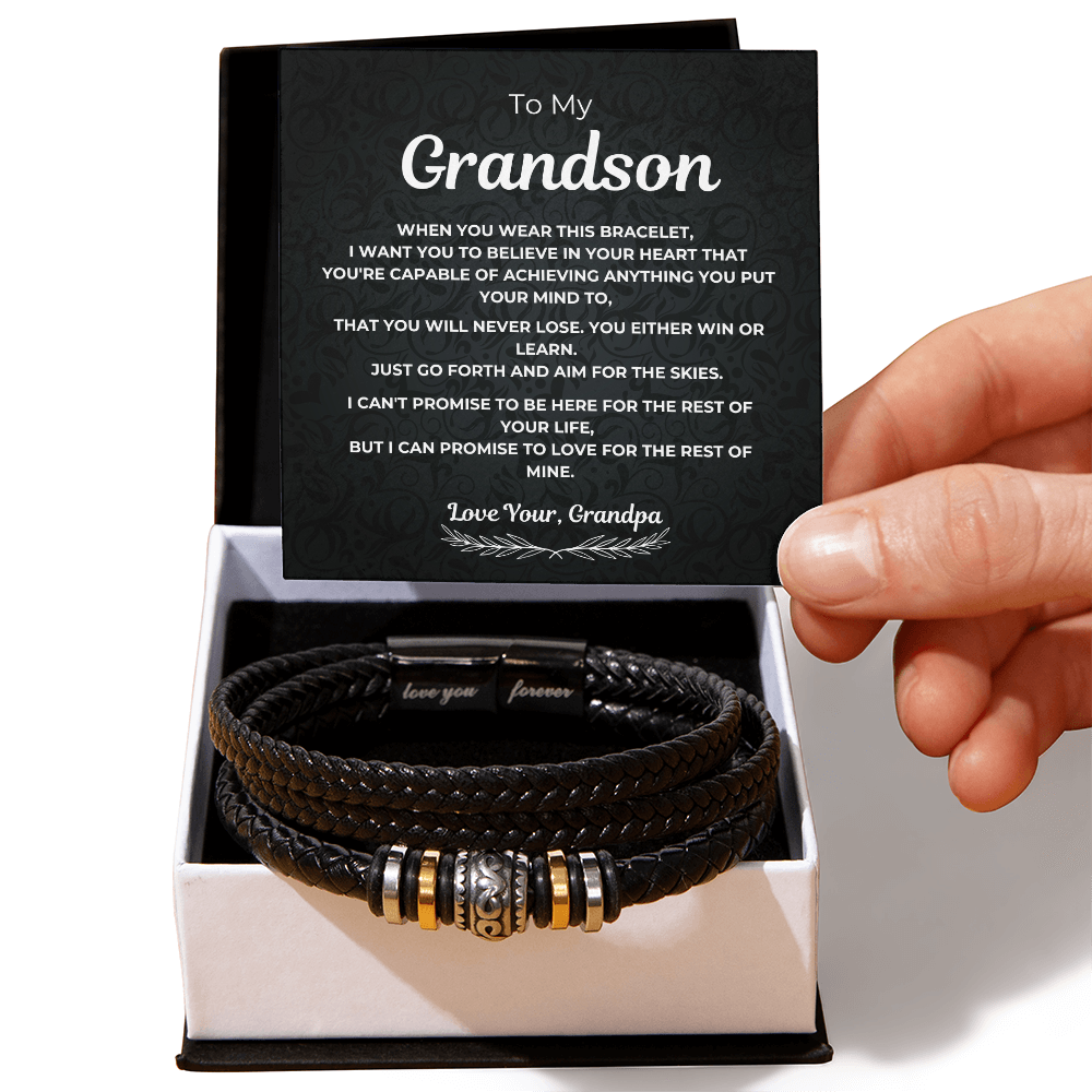To My Grandson – Aim for the Skies – Gift from Grandpa