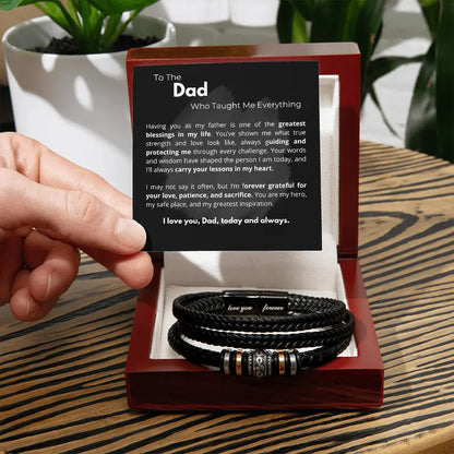 “To My Dad” Love You Forever Bracelet