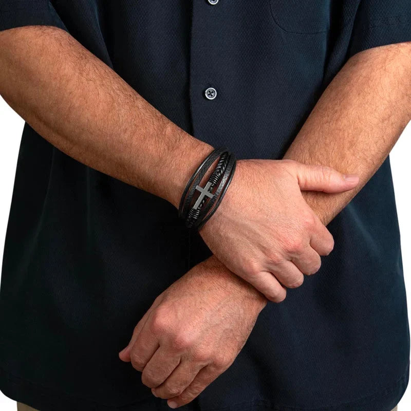 "To My Grandpa" Bracelet – Perfect Gift from Granddaughter or Grandson