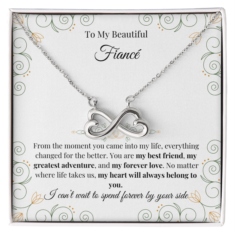 To My Beautiful Fiancé – Endless Love Necklace
