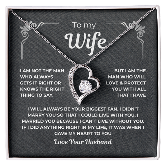 To My Wife - Forever Love Necklace
