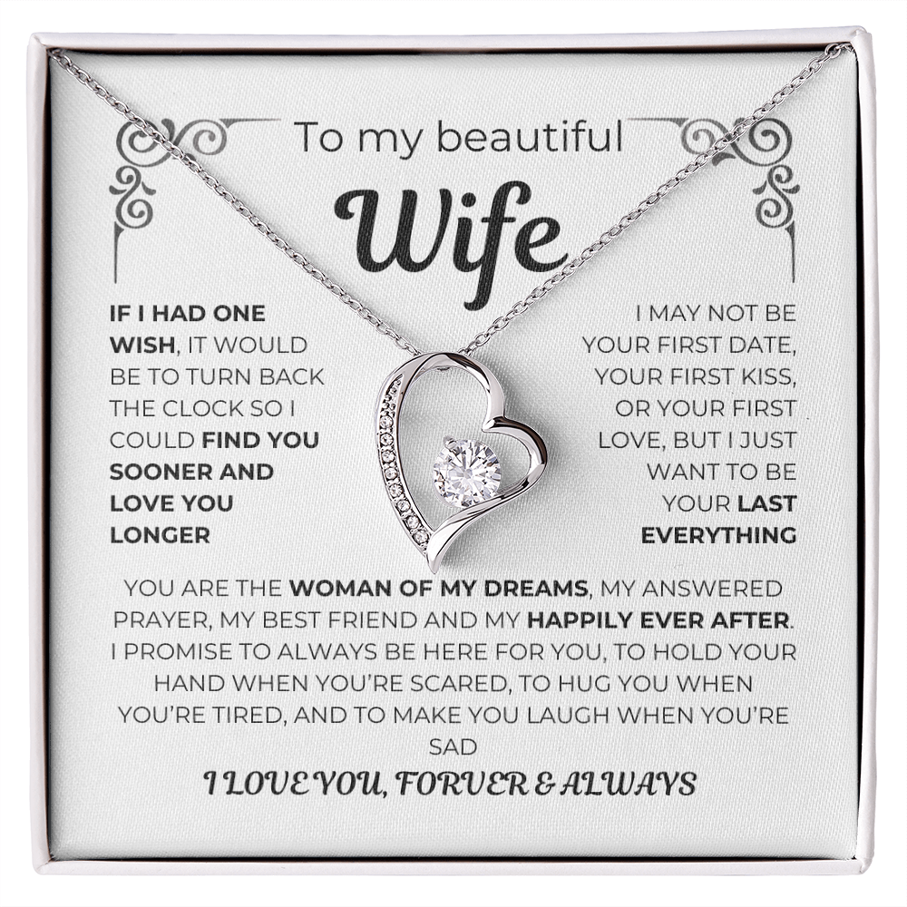 Forever Love Necklace - Gift for My Wife