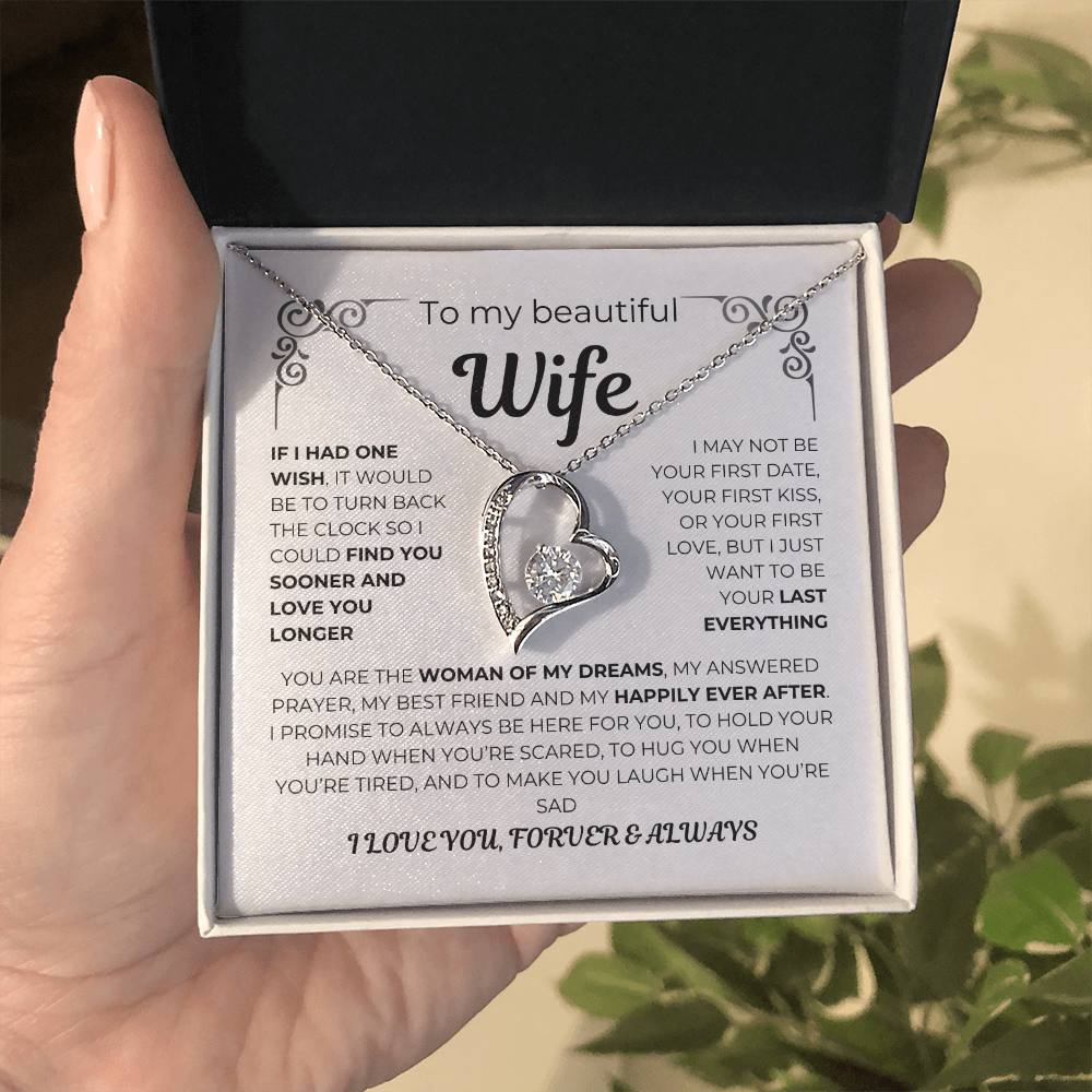 Forever Love Necklace - Gift for My Wife