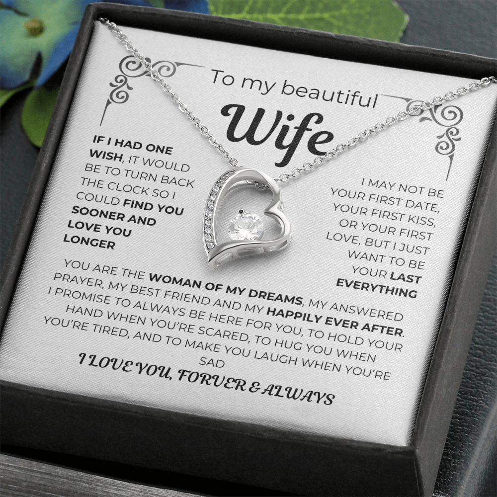 Forever Love Necklace - Gift for My Wife