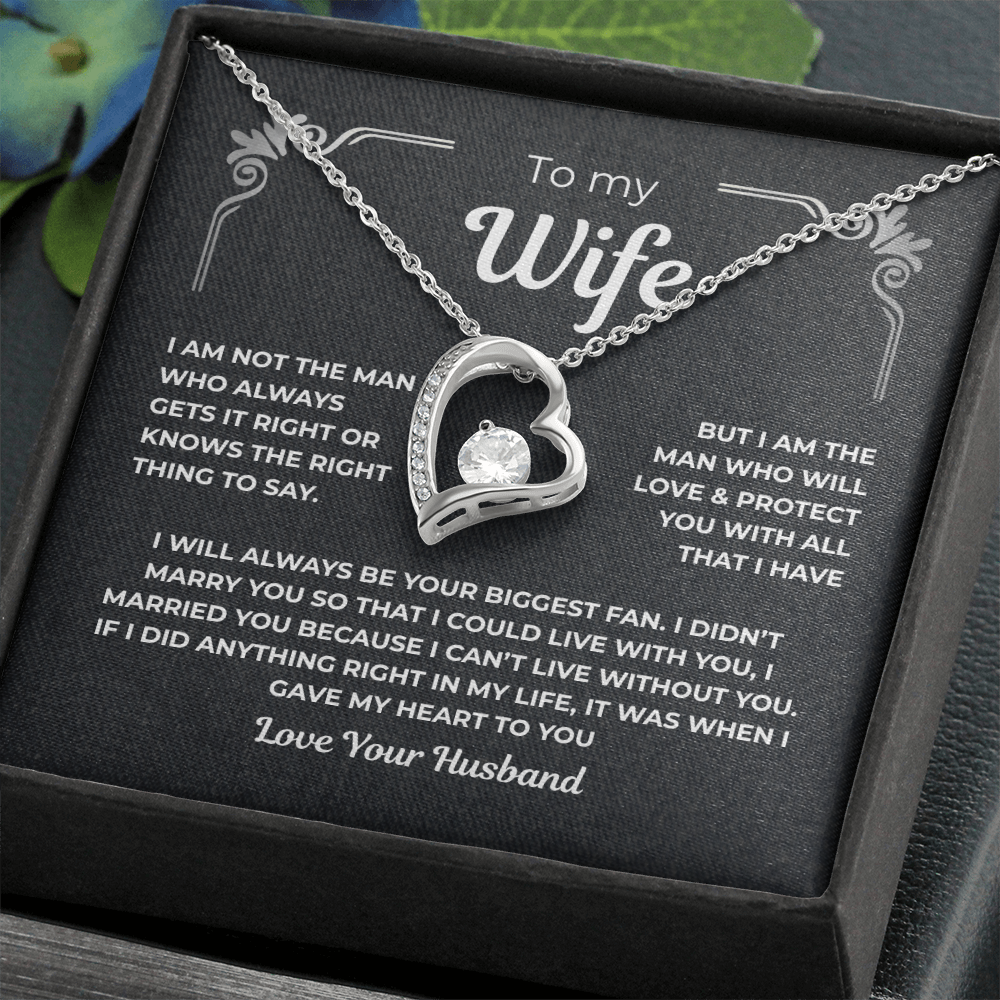 To My Wife - Forever Love Necklace