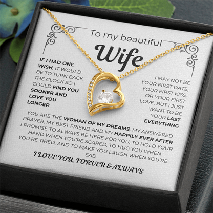 Forever Love Necklace - Gift for My Wife