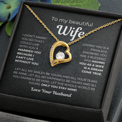 To My Wife – Only You Stay Mine - Gift from Husband