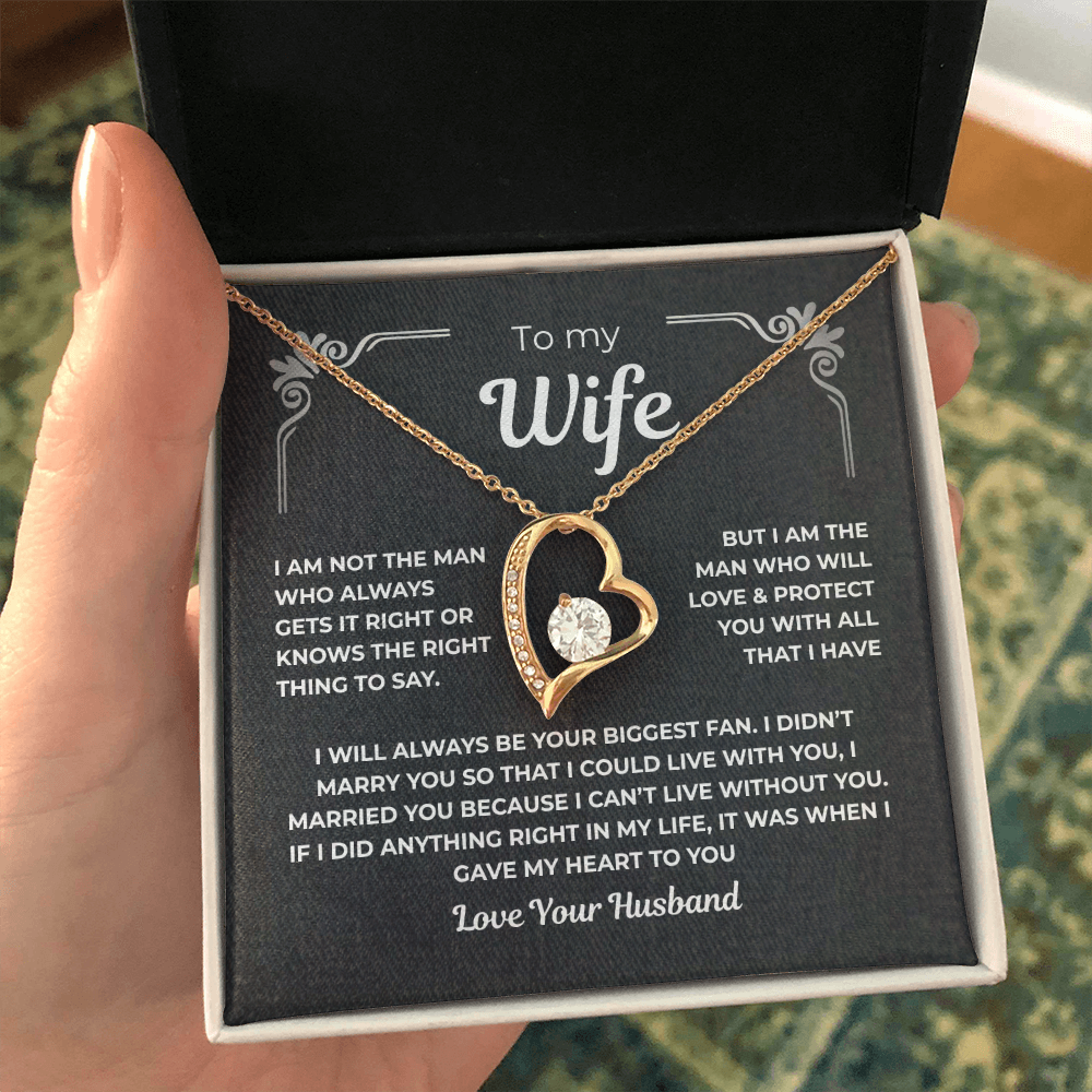To My Wife - Forever Love Necklace