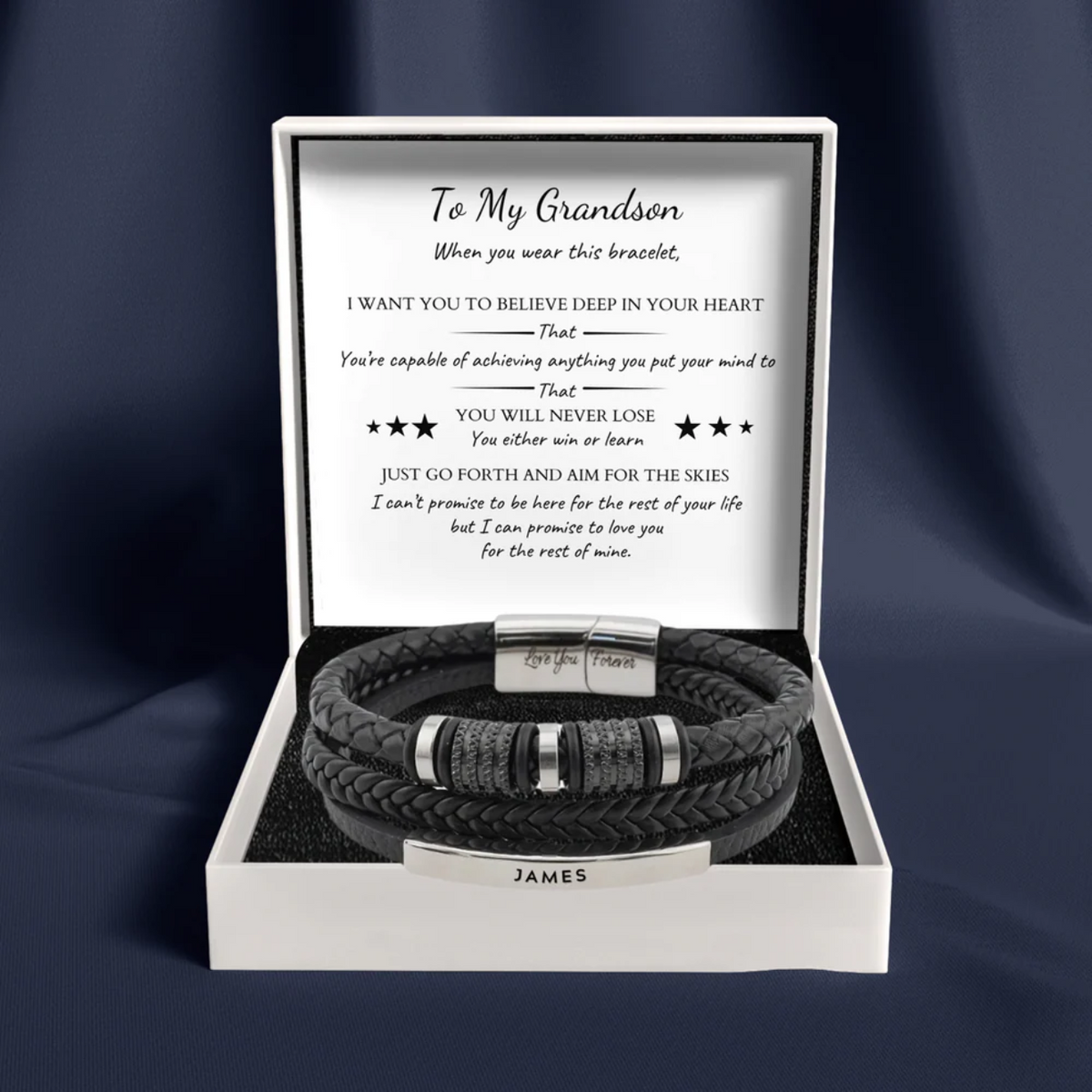 To My Grandson – Forever Together Bracelet