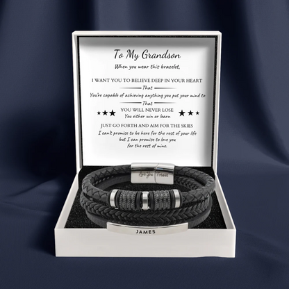 To My Grandson – Forever Together Bracelet