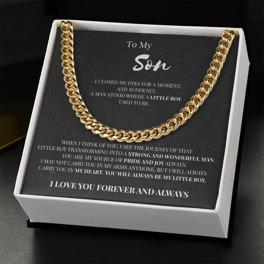 “Forever Connected” Necklace for Son