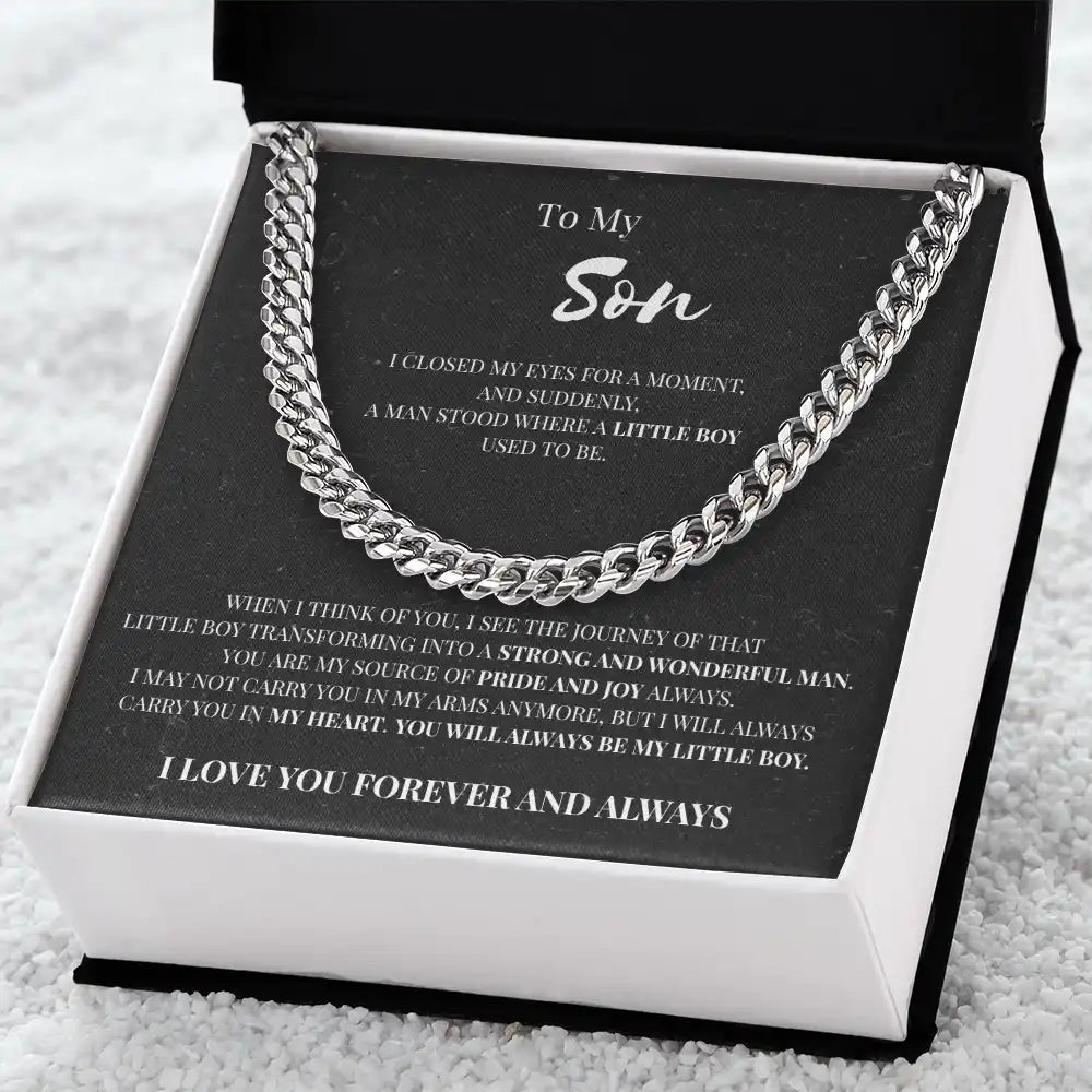 “Forever Connected” Necklace for Son